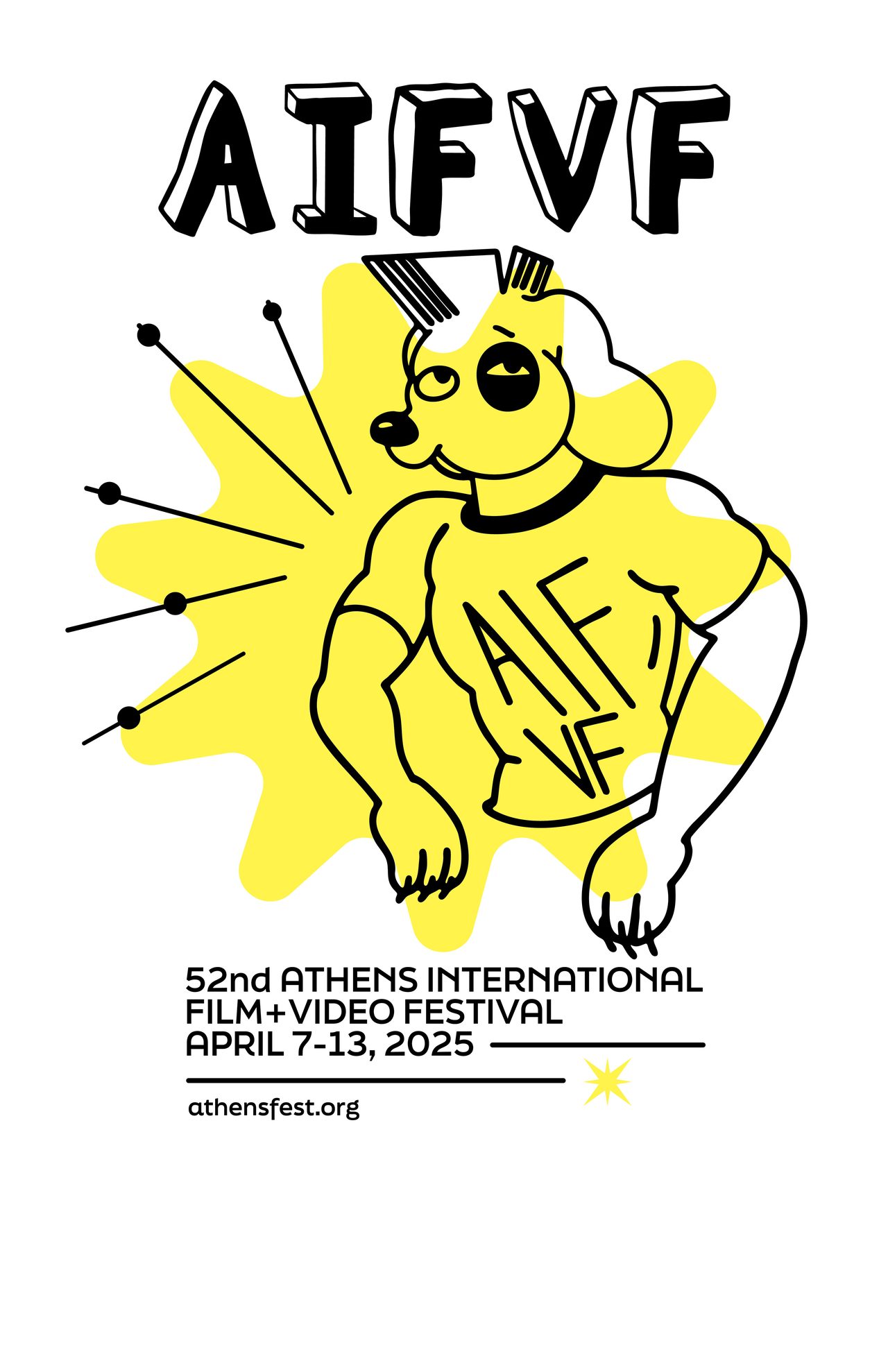 Athens International Film and Video Festiva 53rd Visual Campaign Poster Design