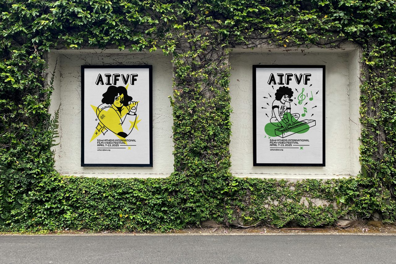 Athens International Film and Video Festiva 53nd Visual Campaign Poster Design
