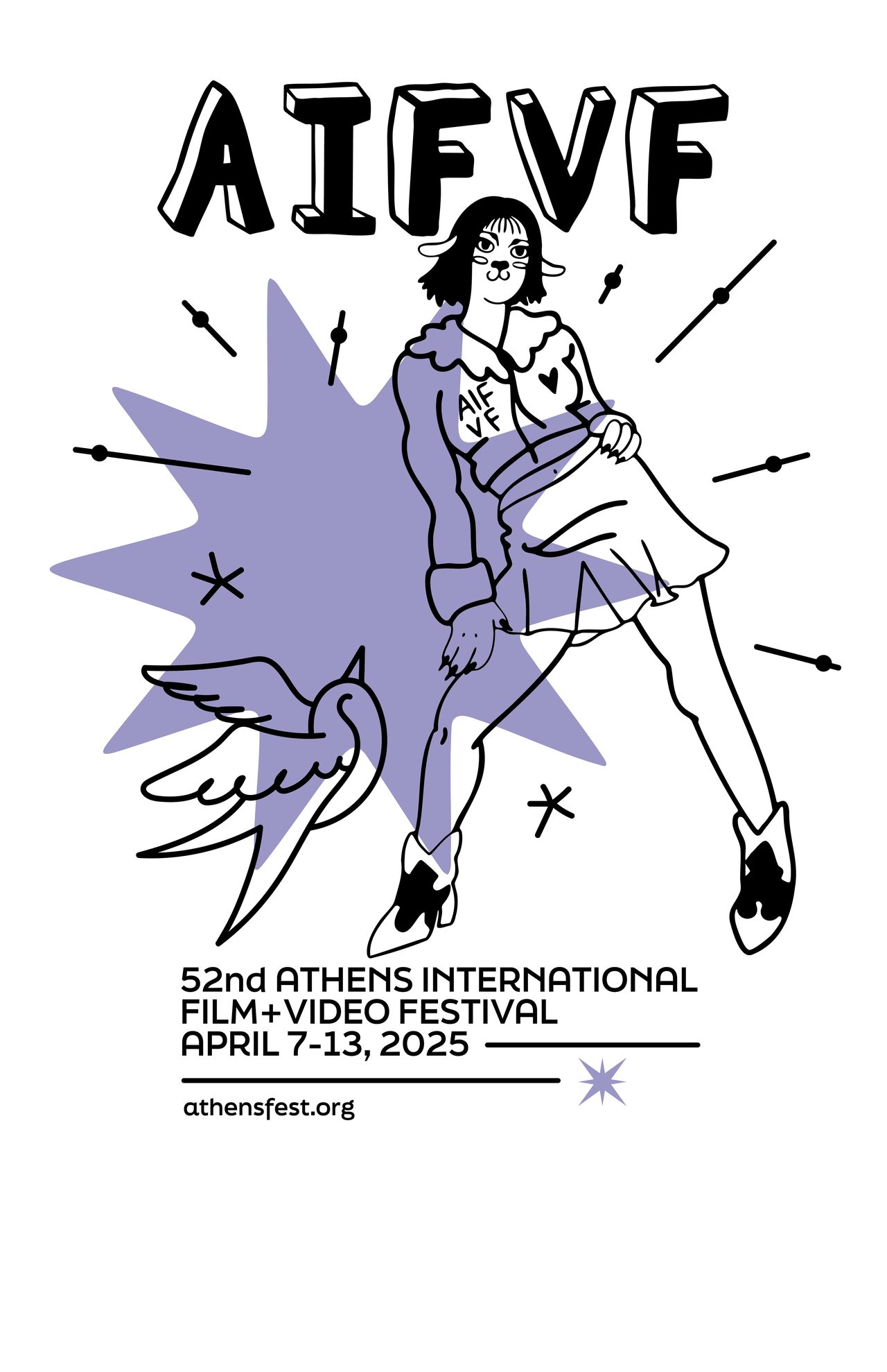 Athens International Film and Video Festiva 53rd Visual Campaign Poster Design