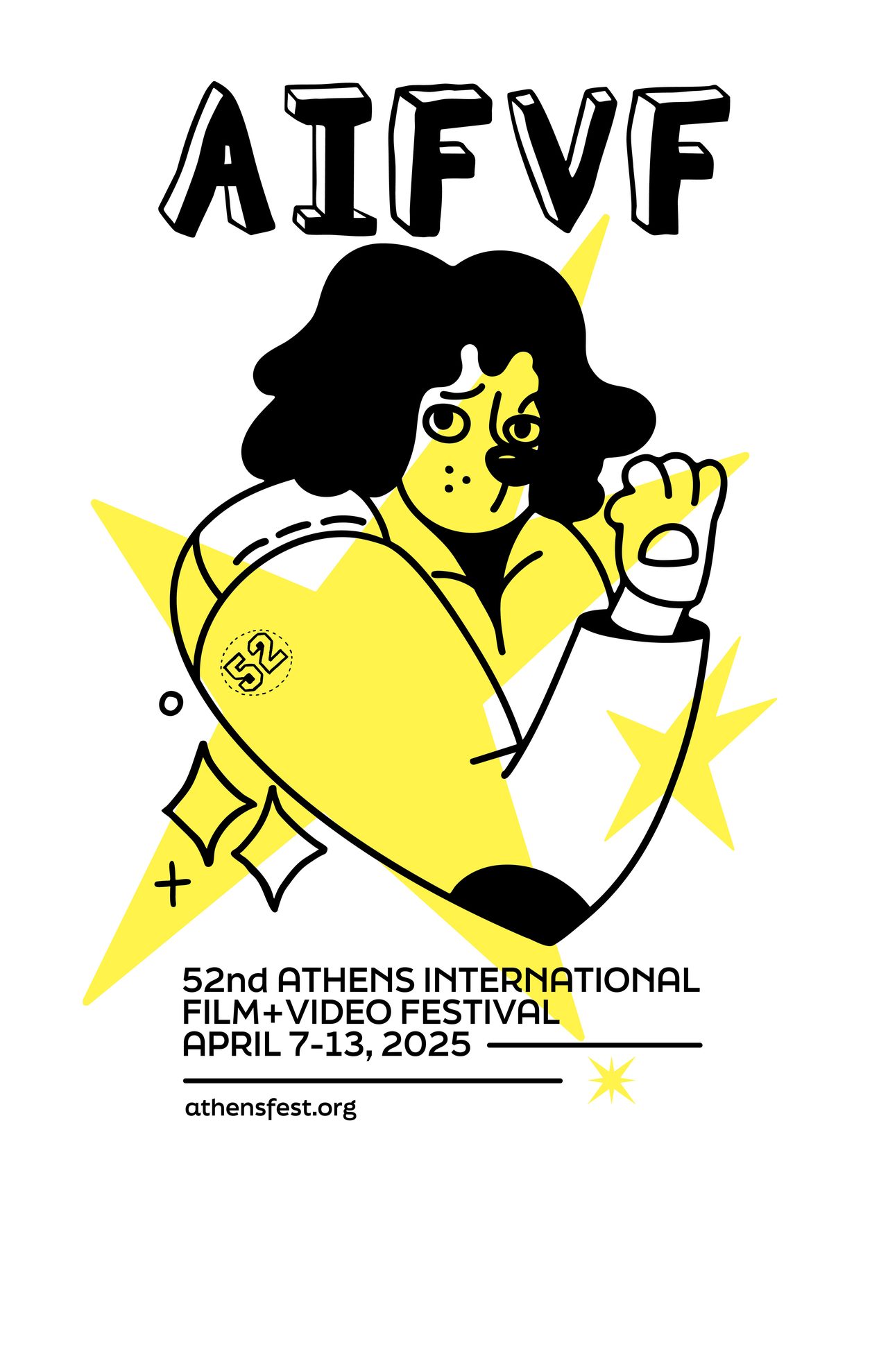 Athens International Film and Video Festiva 53rd Visual Campaign Poster Design