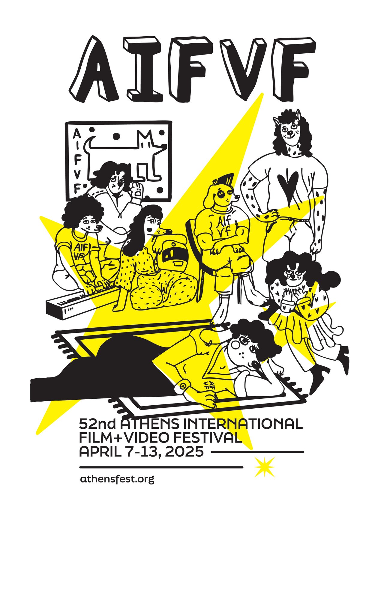 Athens International Film and Video Festiva 53rd Visual Campaign Poster Design