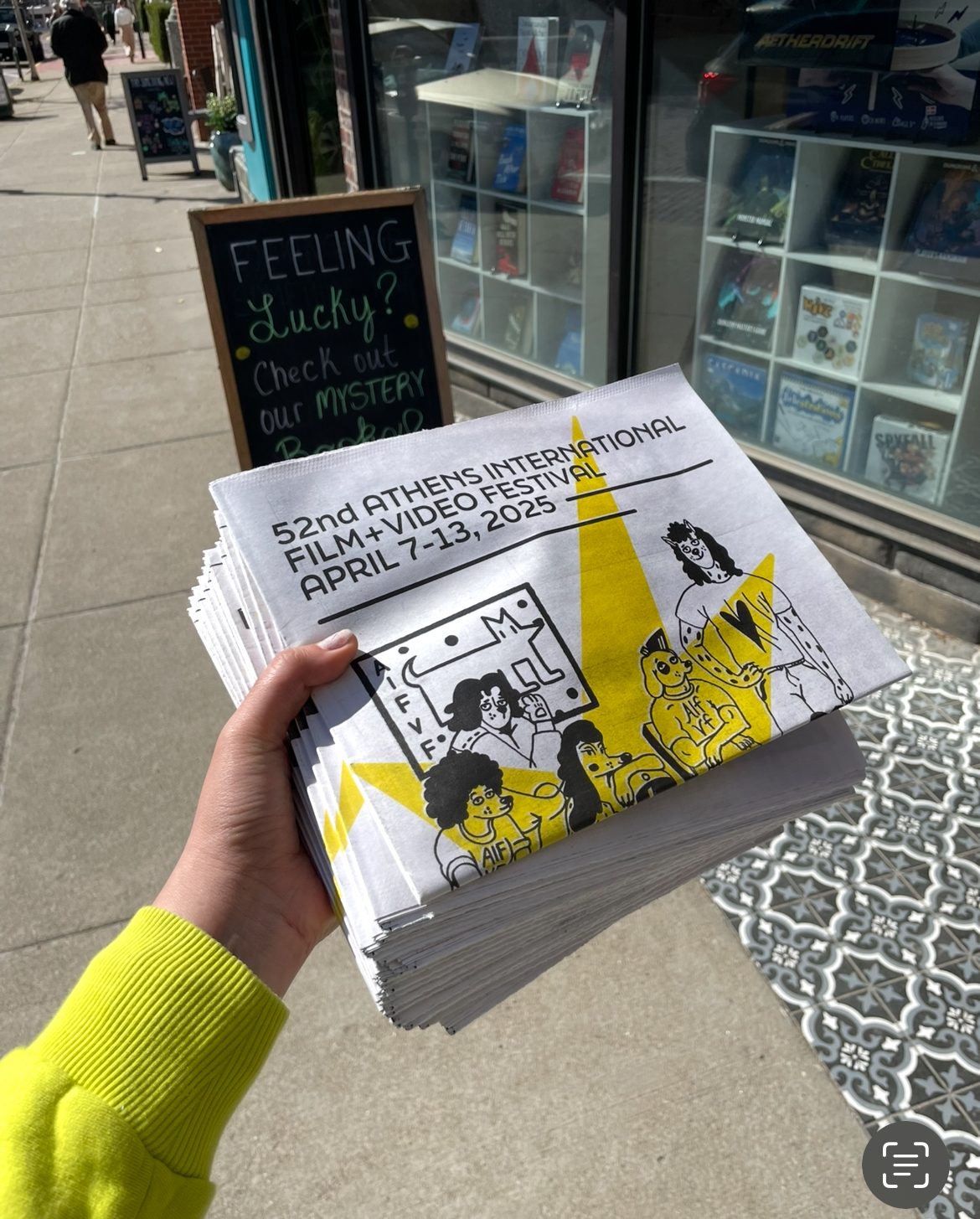 Athens International Film and Video Festiva 52nd Visual Campaign Design Festival Program Prints