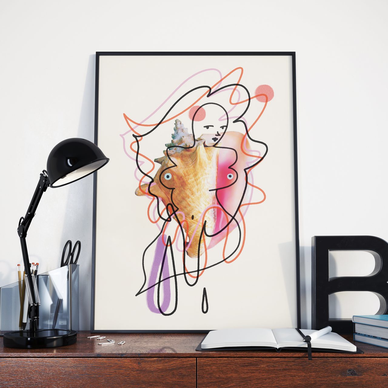 Digital Illustration - Digital Print, 28"x20"