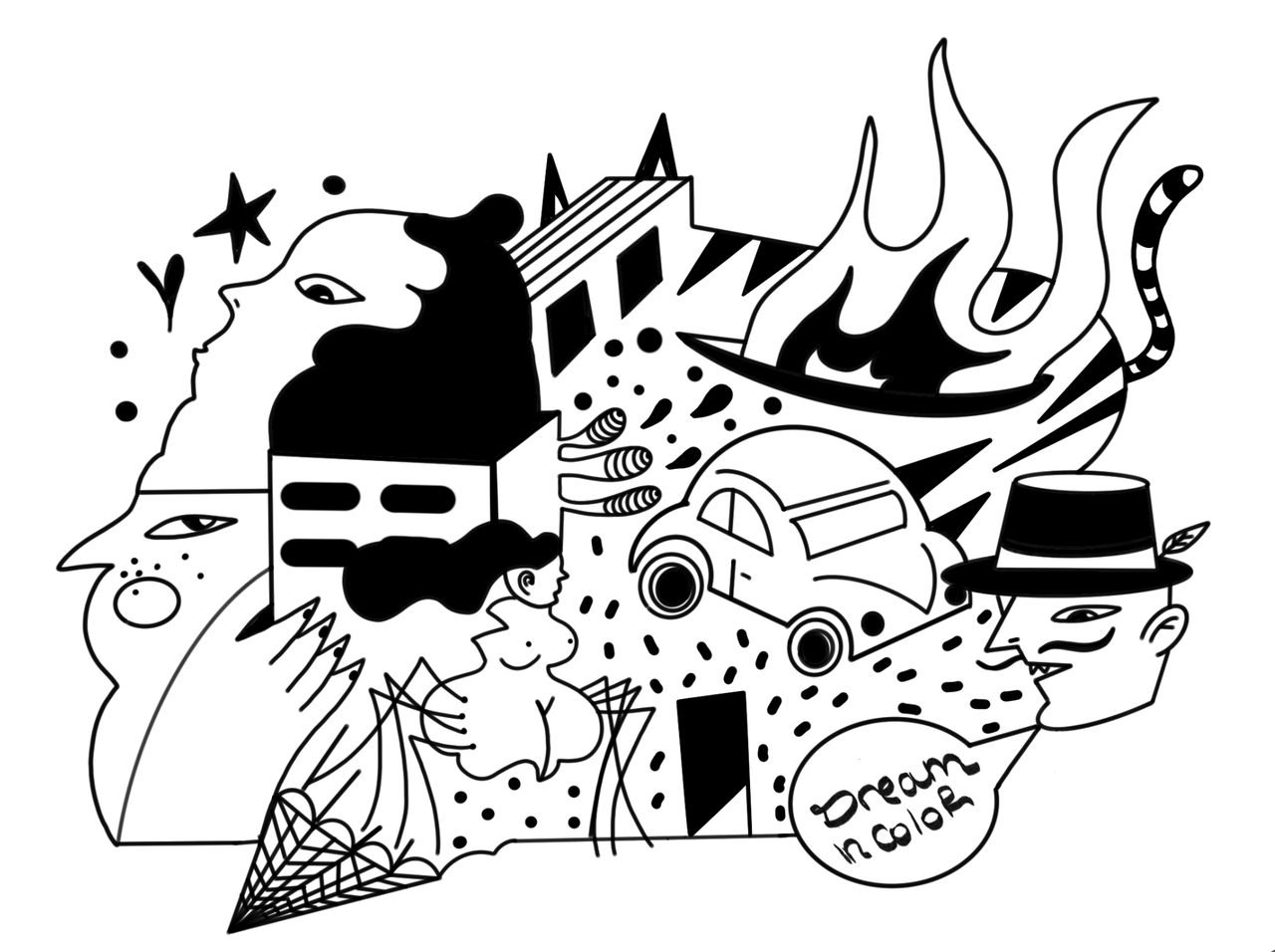 OU Art + Design Department Mural Design - 2025