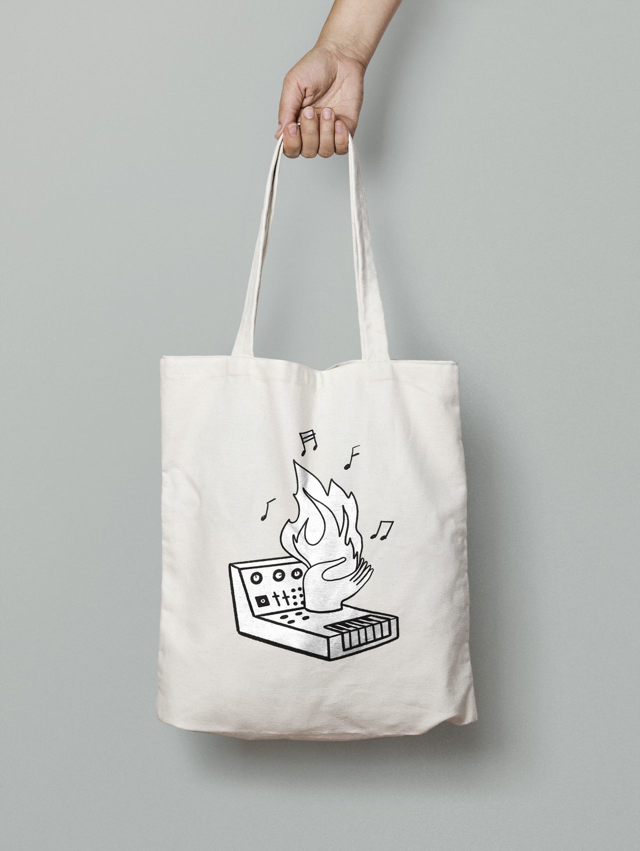 Digital Illustration - Print on Fabric - 2025 Merch Design for the school of Music at Ohio University