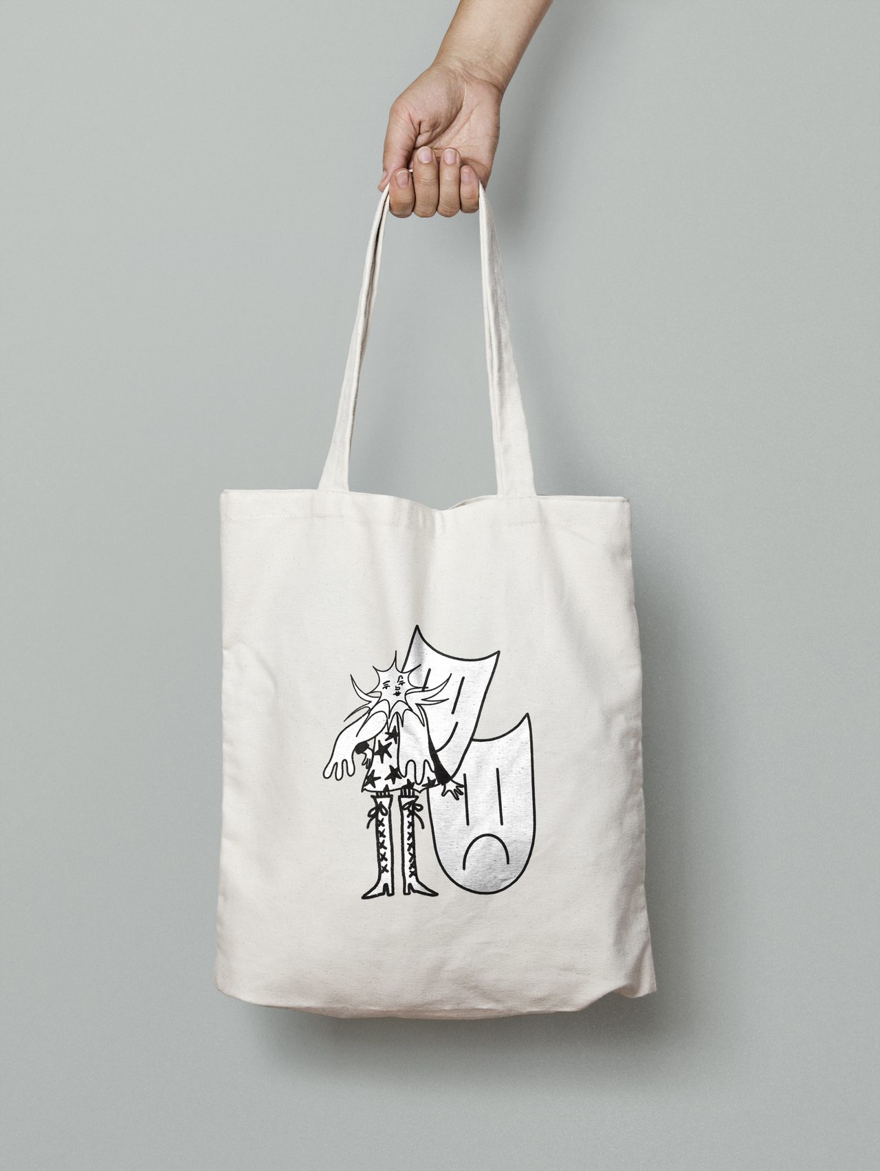 Digital Illustration - Print on Fabric - 2025 Merch Design for the school of Theater at Ohio University