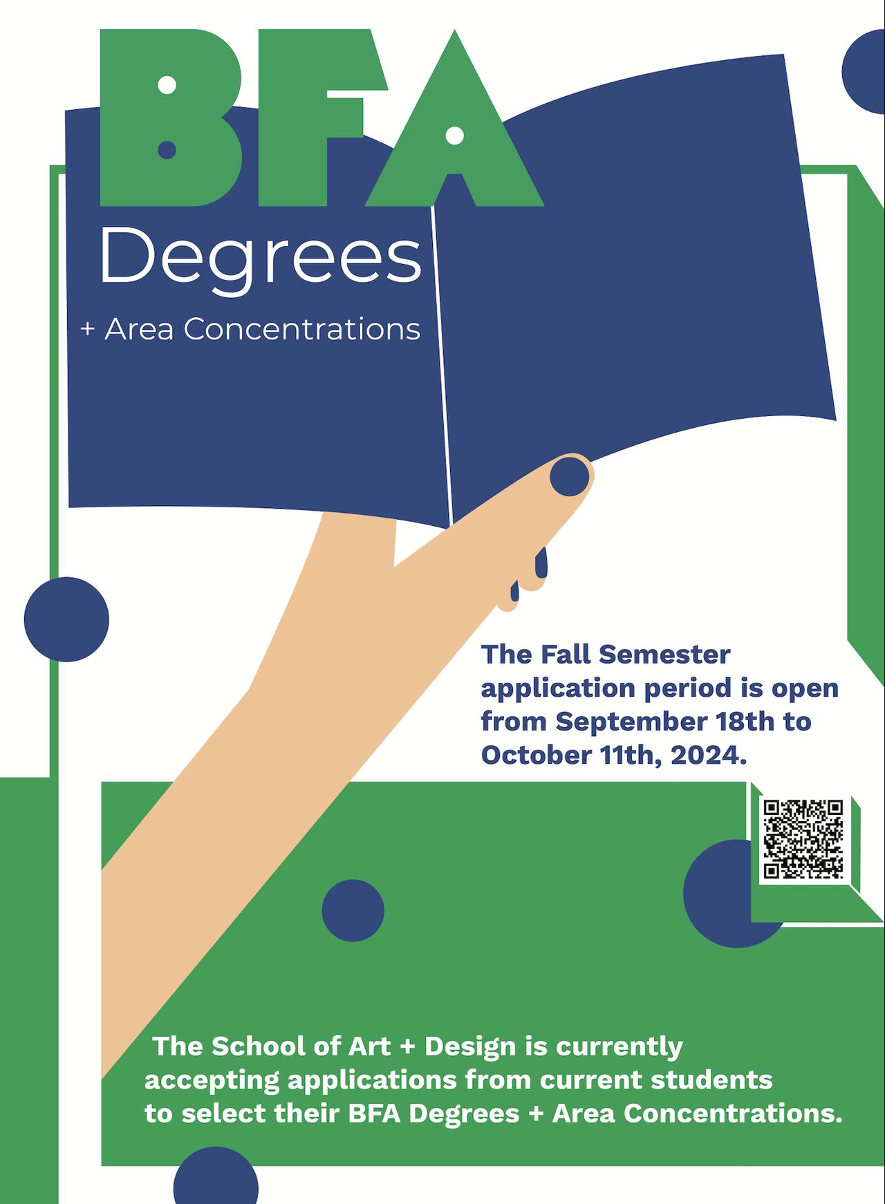 Poster Design for OU Art+Design Department - 2025