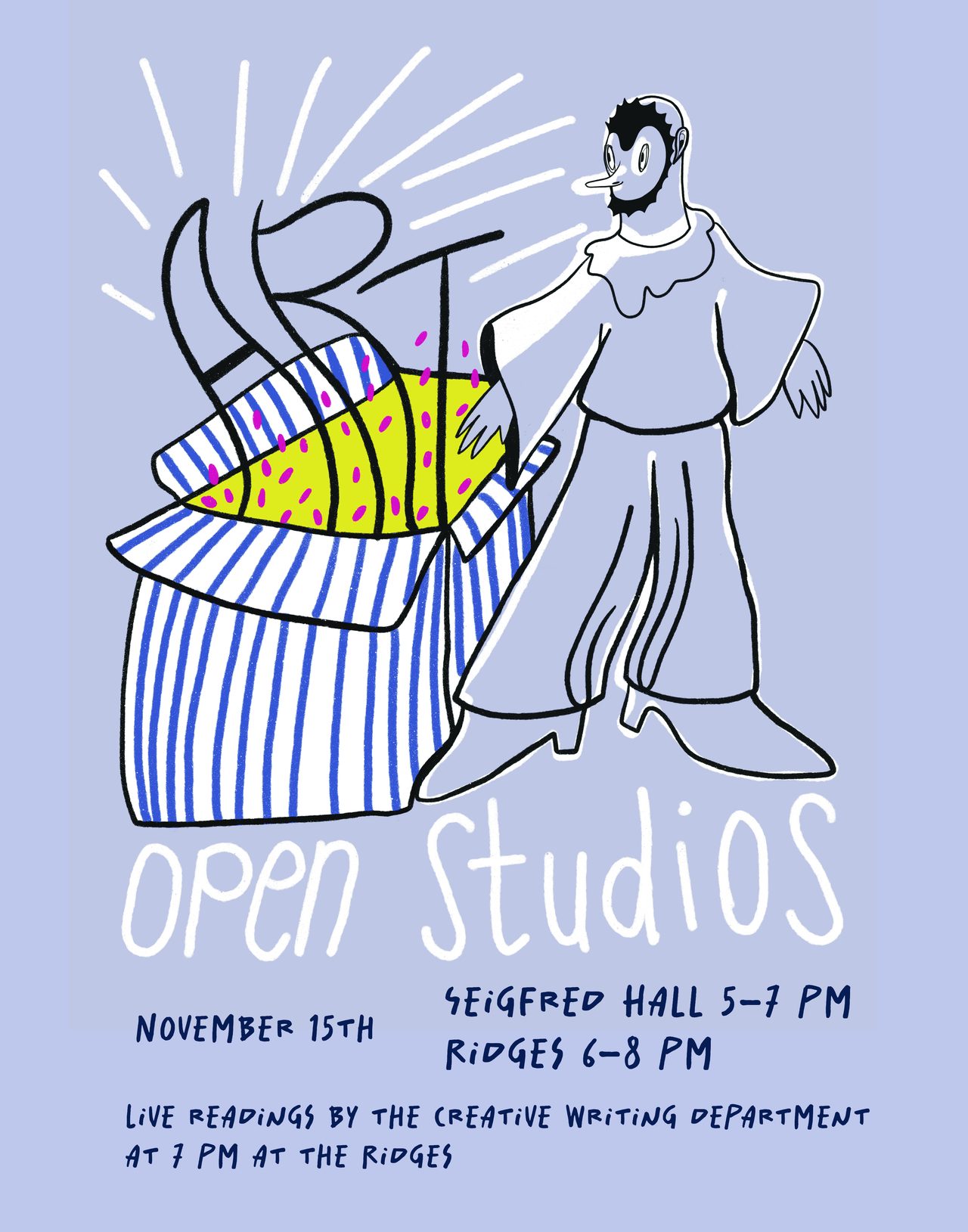 Poster Design for OU Art+Design Department's Gallery Exhibitions - 2025