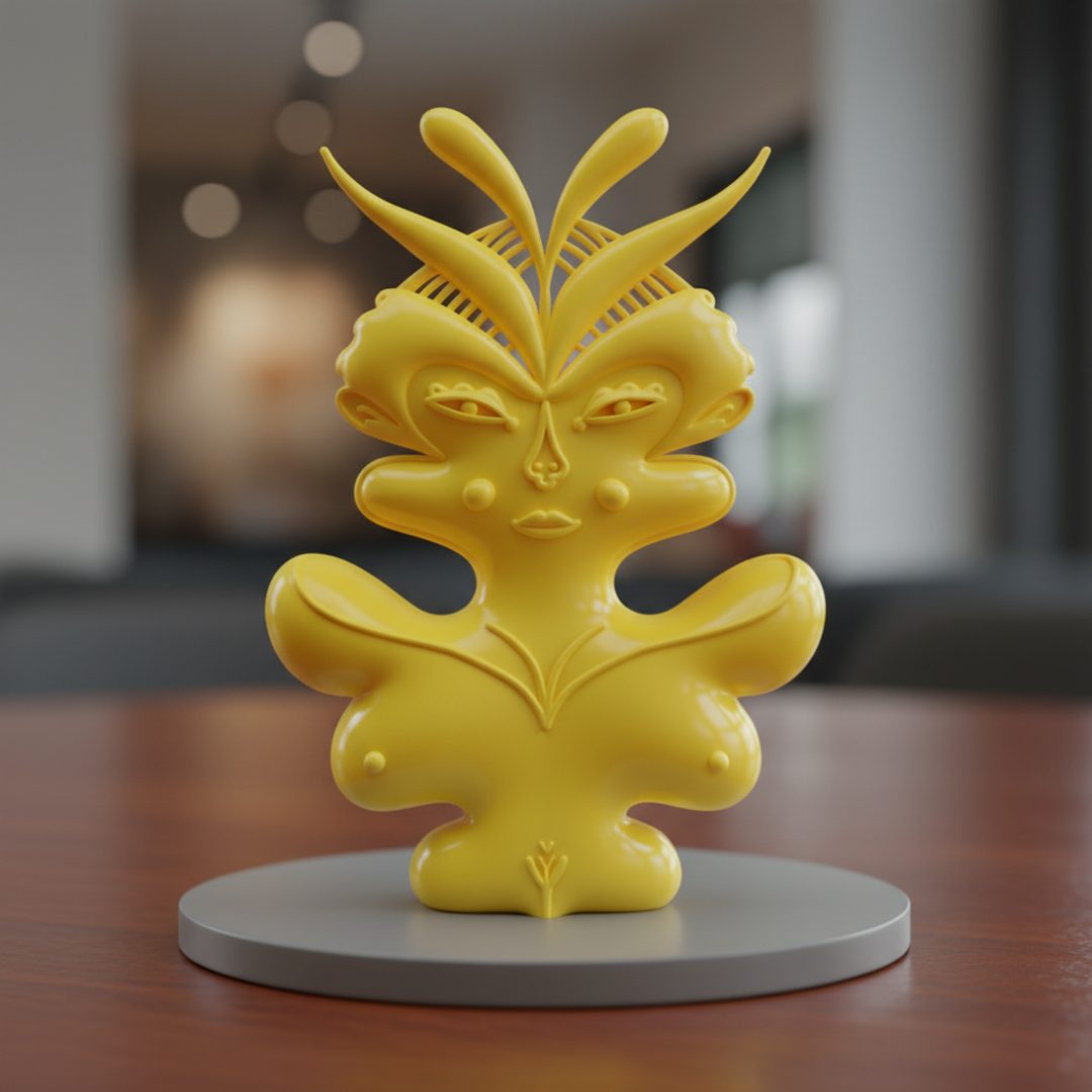 Sculpture Concept - AI 3D Modeling - 2025