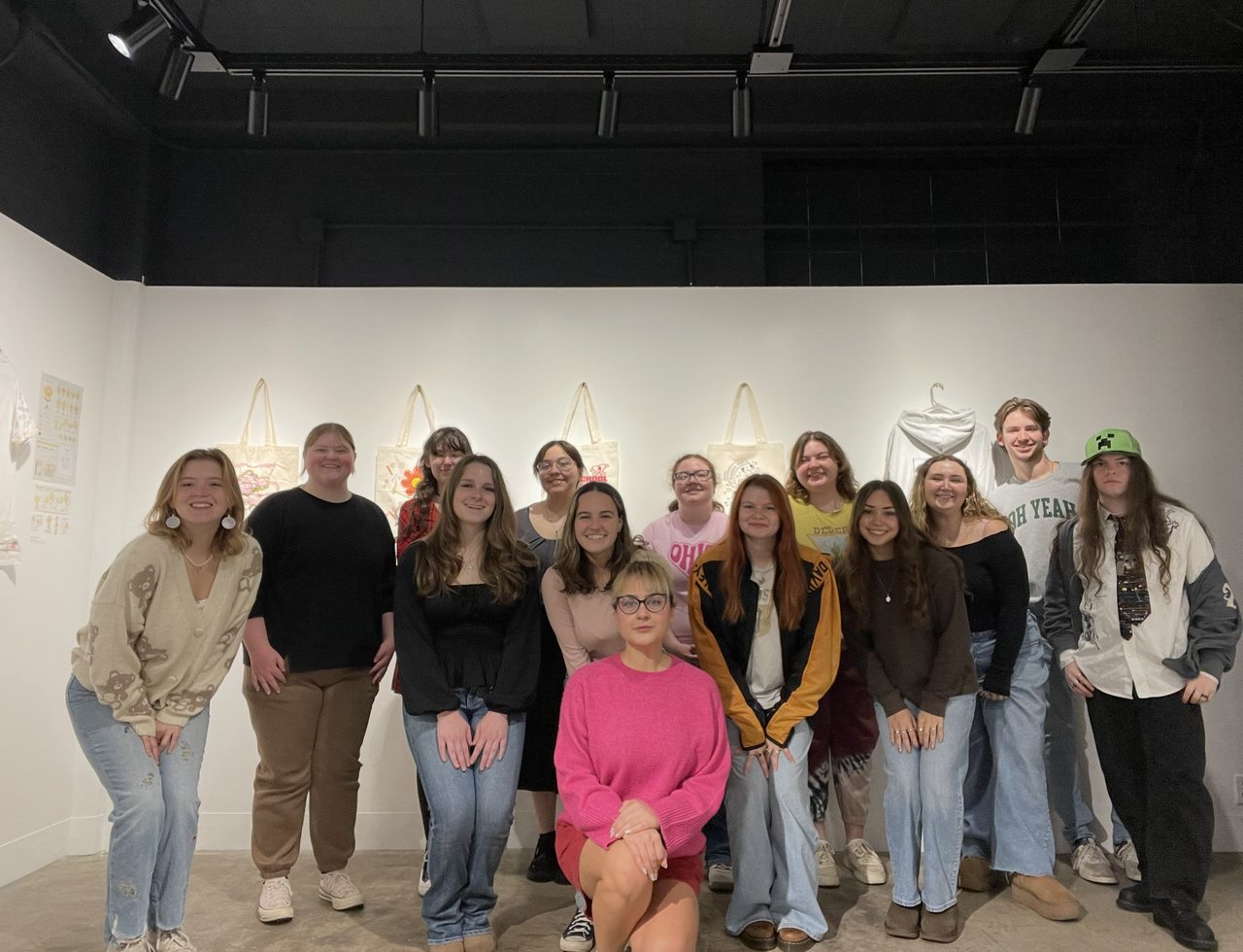 ART 2900: Graphic Illustration & Concept Art My Students at Their Final Exhibition - Fall 2025